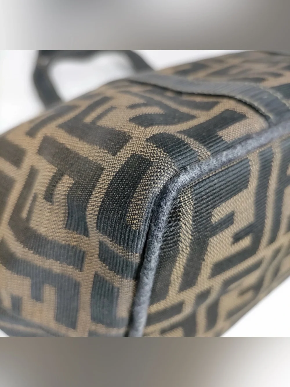 Authentic Vintage Fendi Zucca FF Canvas Tote 🤎 W COA